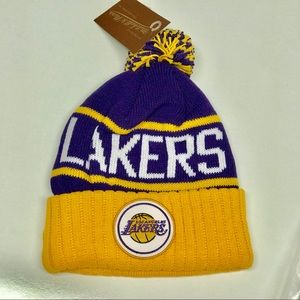 Los Angeles Lakers Mitchell and Ness knit beanie